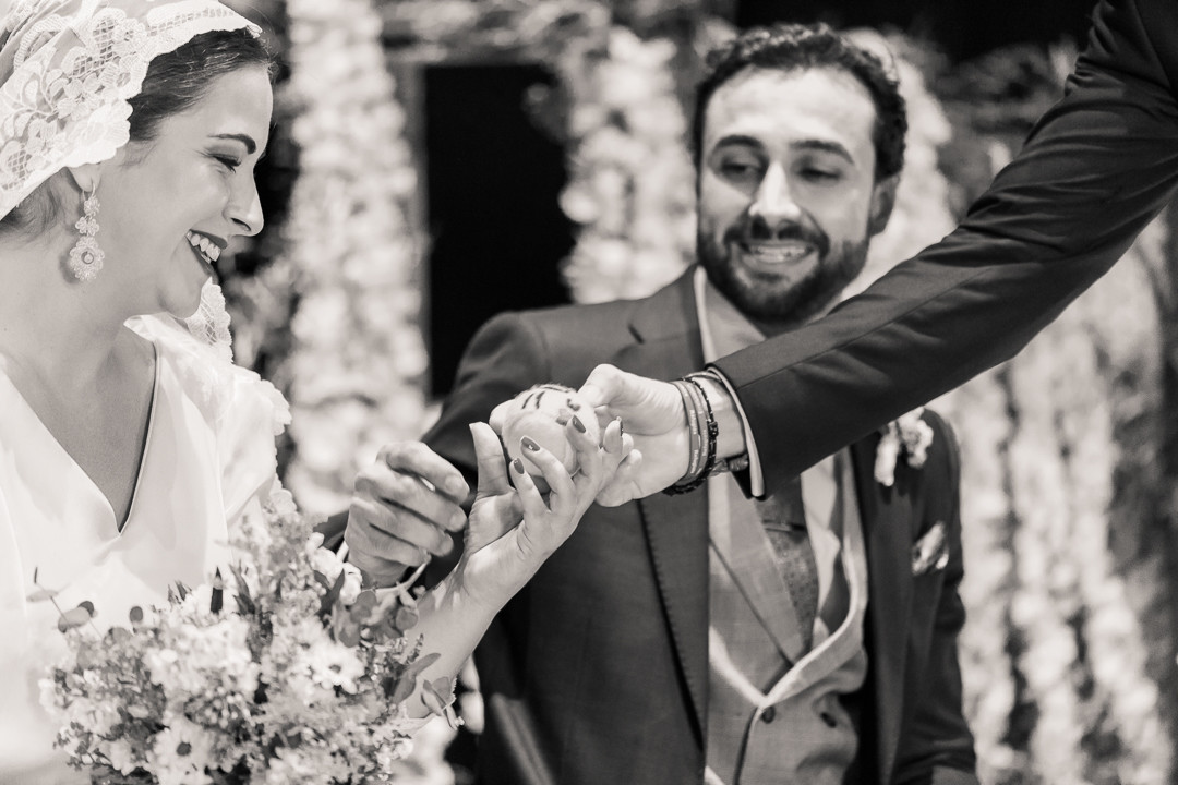 Boda Dani y Mercedes Baños de Montemayor Extremadura  BN  MIRAMEQUETEVEO -0059