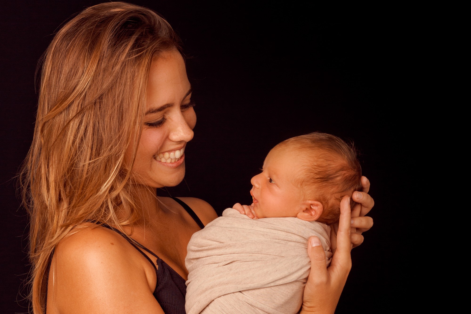 Madrina con su bebé